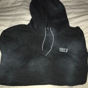 Obey Make Art Not War Tie Dye Hoodie